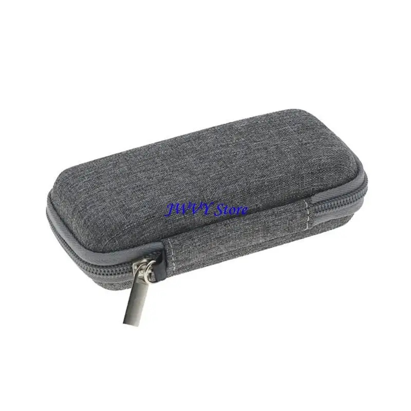 Durable Black/Gray EVA Carrying Case with Mesh Pocket