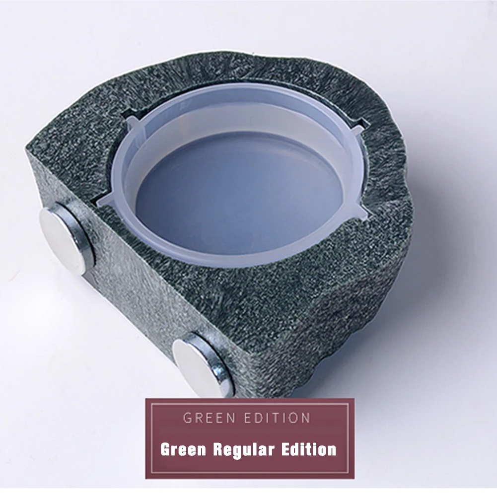 Reptile Gecko Food Water Bowl Magnetic Adsorption Feeding Dish With Separate Food Basin Bearded Dragon Terrarium Decor