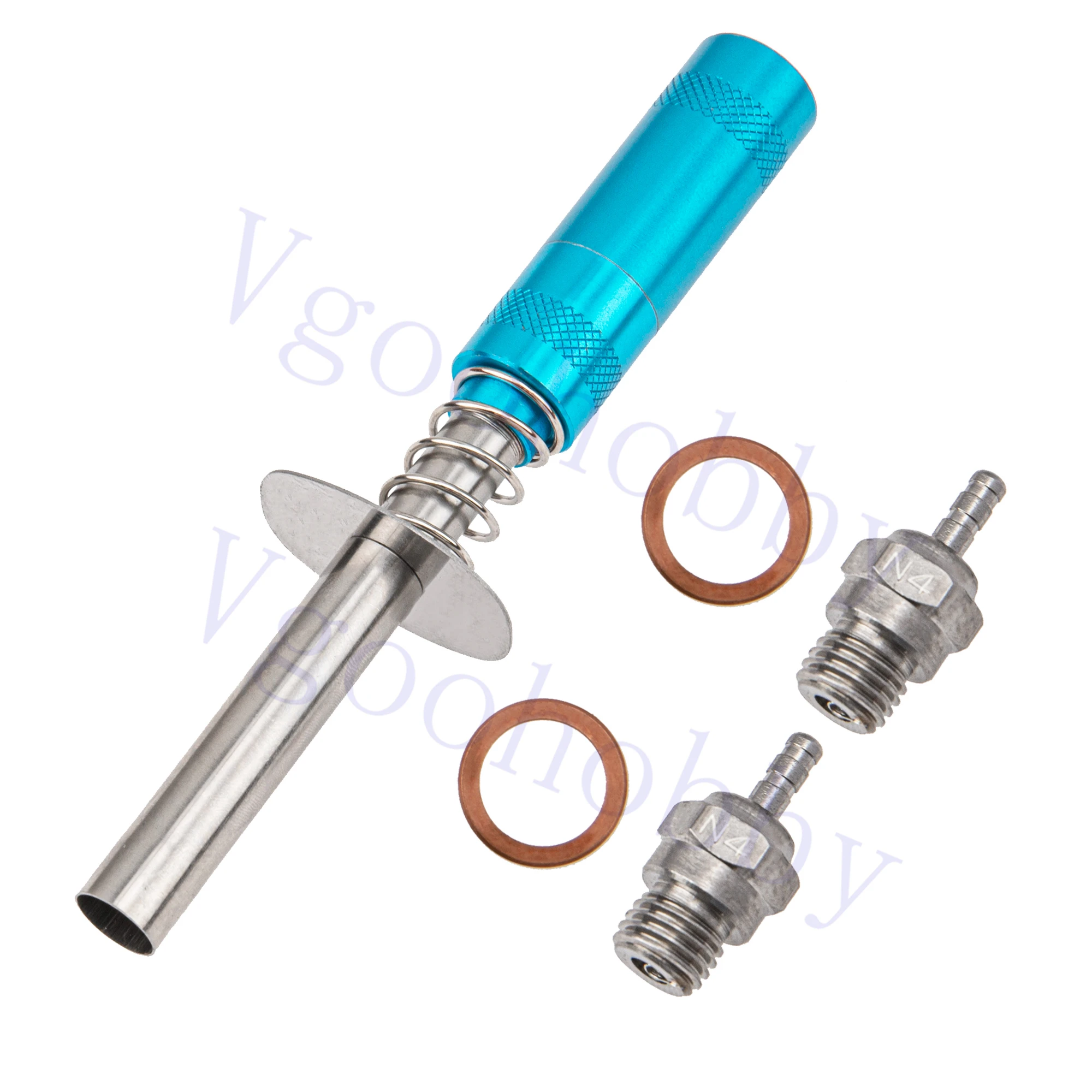 thumbnail image 2 of ShareGoo RC Glow Plug #4 N4 Medium Hot Spark Nitro Engine 2 of 9