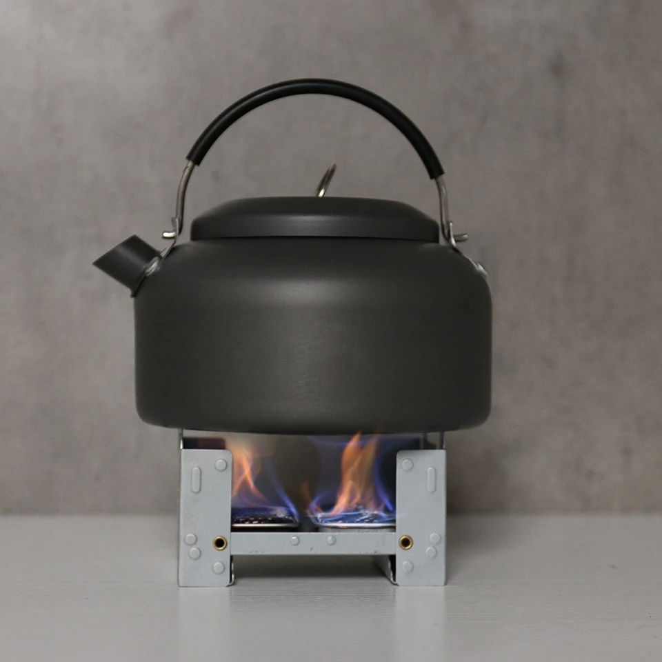 Petits Réchauds à Alcool de Camping Brûleur Sac à Dos Poche Réchaud à Alcool Outil de Pique-Nique Réchauds Légers pour Pêche Patio Cuisine Extérieure