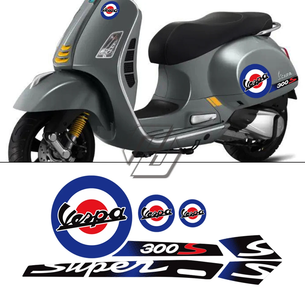 

Светоотражающая наклейка для мотоцикла Piaggio Vespa GTS 300 Super Sport