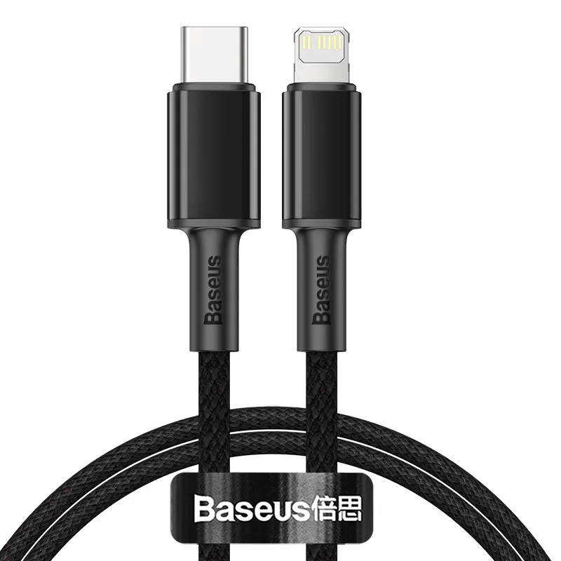 Cavo Baseus Superior Da USB-C A IP Per IPhone Apple, 20 W Pd Bianco