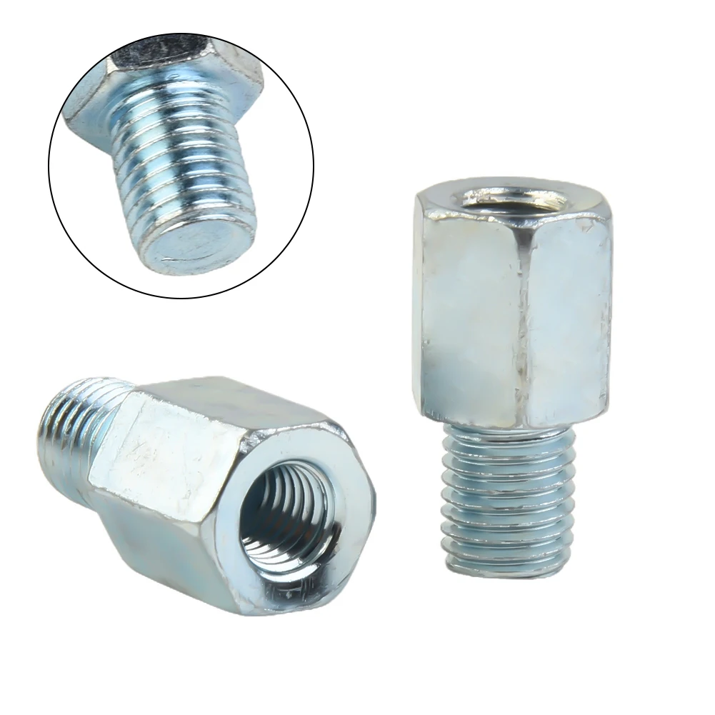 2pcs Motorcycle Scooter Mirror Adapters 8mm Female Clockwise To 8-10mm Male Clockwise Threaded Screws motorcycle mirror adapters