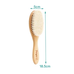 Deluxe Personalized Soft Bristle Hair Brush and Comb Set (1PC baby brush)