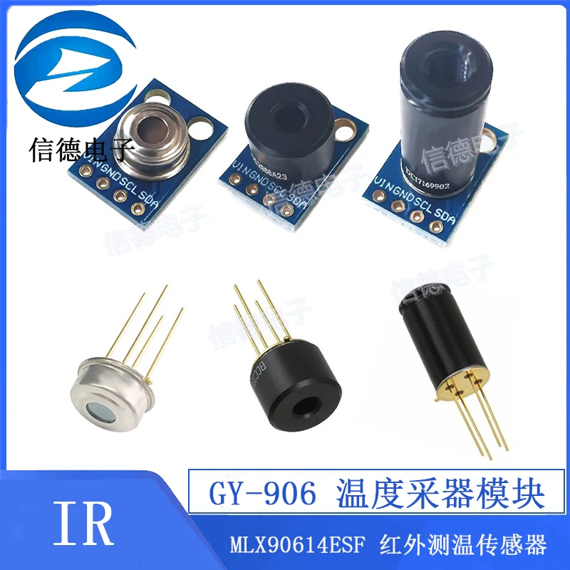 

GY-906 MLX90614ESF BAA BCC DCI IR Infrared Temperature Sensor Module Temperature Picker