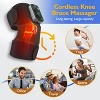 Heated Vibration Knee Massager Electric Heating Pad for Joints Health Care 3 in 1 Shoulder Knee Elbow Brace Support Belt 6
