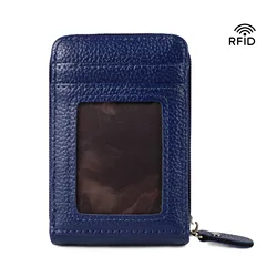 Korean PU Leather Casual Coin Wallet with Cartoon Design (Blue)