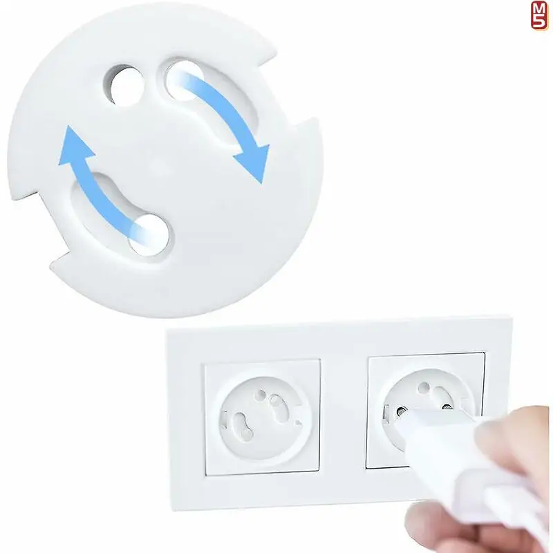 360-Degree Rotating Socket Covers For Child Safety And Anti Electric Shock Protection