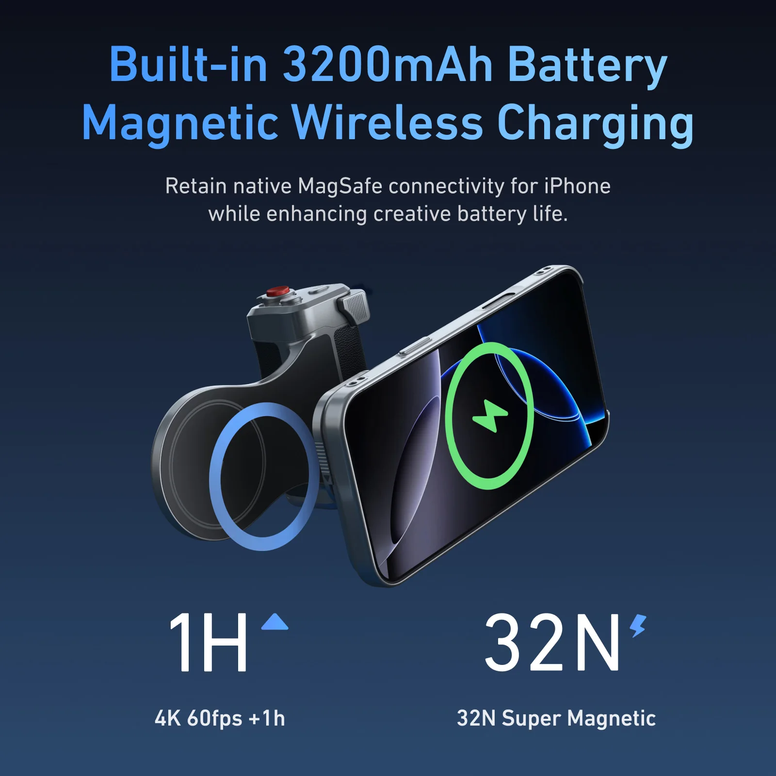 TELESIN Master Grip Set para iPhone17 Pro Pro Max Câmera de