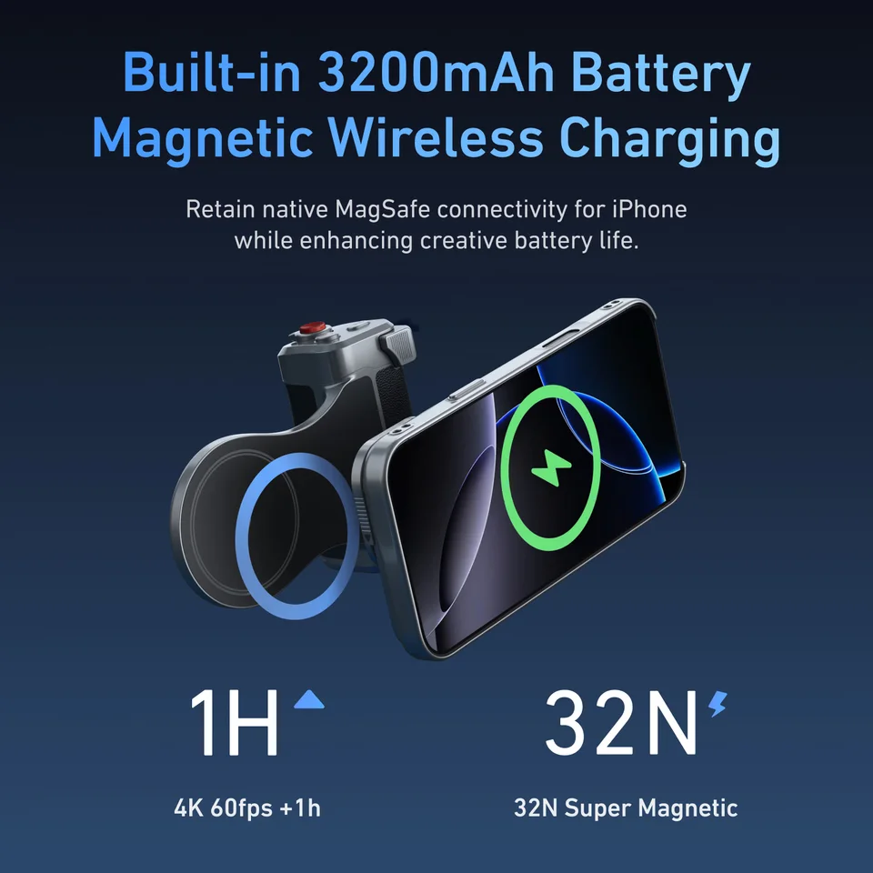 TELESIN Master Grip Set para iPhone17 Pro Pro Max Câmera de