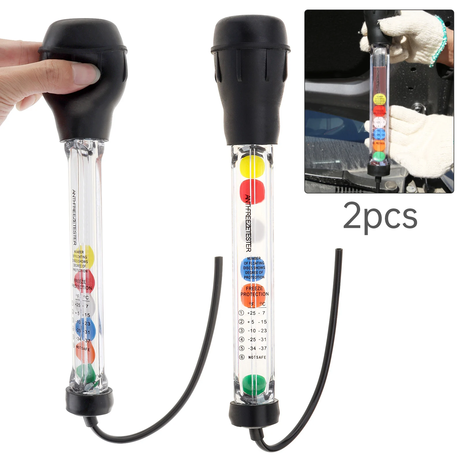 Antifreeze Tester Floating Balls Chart