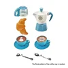 Children Play House Toy Simulation Coffee Snack Set Meal Italian Coffee Toy 2