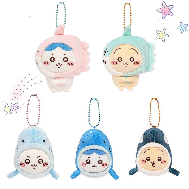 

Новинка, аниме серия морских животных, плюшевые игрушки Hachiware Usagi Chikawa, милая подвеска-брелок, 12 см, искусственные подарки для девушек