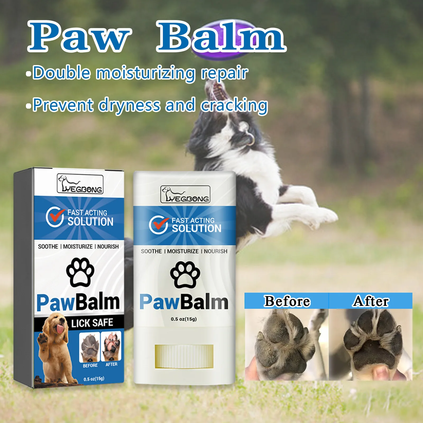 Moisturizing and Repairing, Anti-dryness and Cracking, Dog Paw Pad, Meat Pad, Dog Paw Smear Cream.