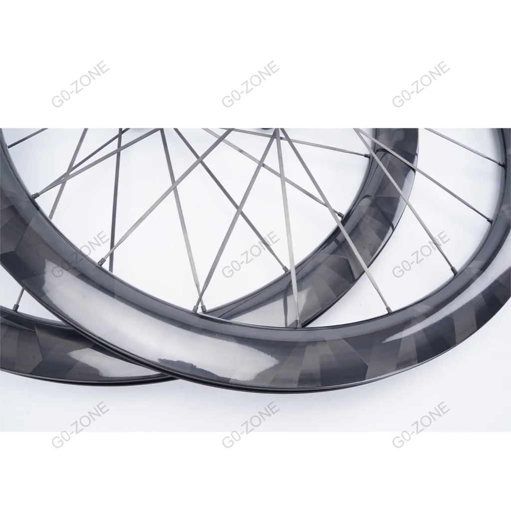 Gogzone-カーボンファイバー自転車ホイール,ディスクブレーキ