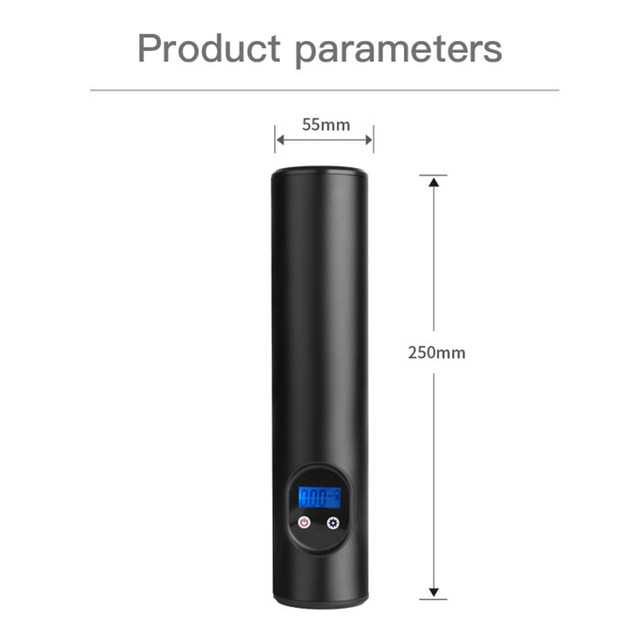 Tyre Inflator Cordless Portable Compressor Digital Car Tyre Pump 12V 150PSI Rechargeable Air Pump for Car Tires Balls