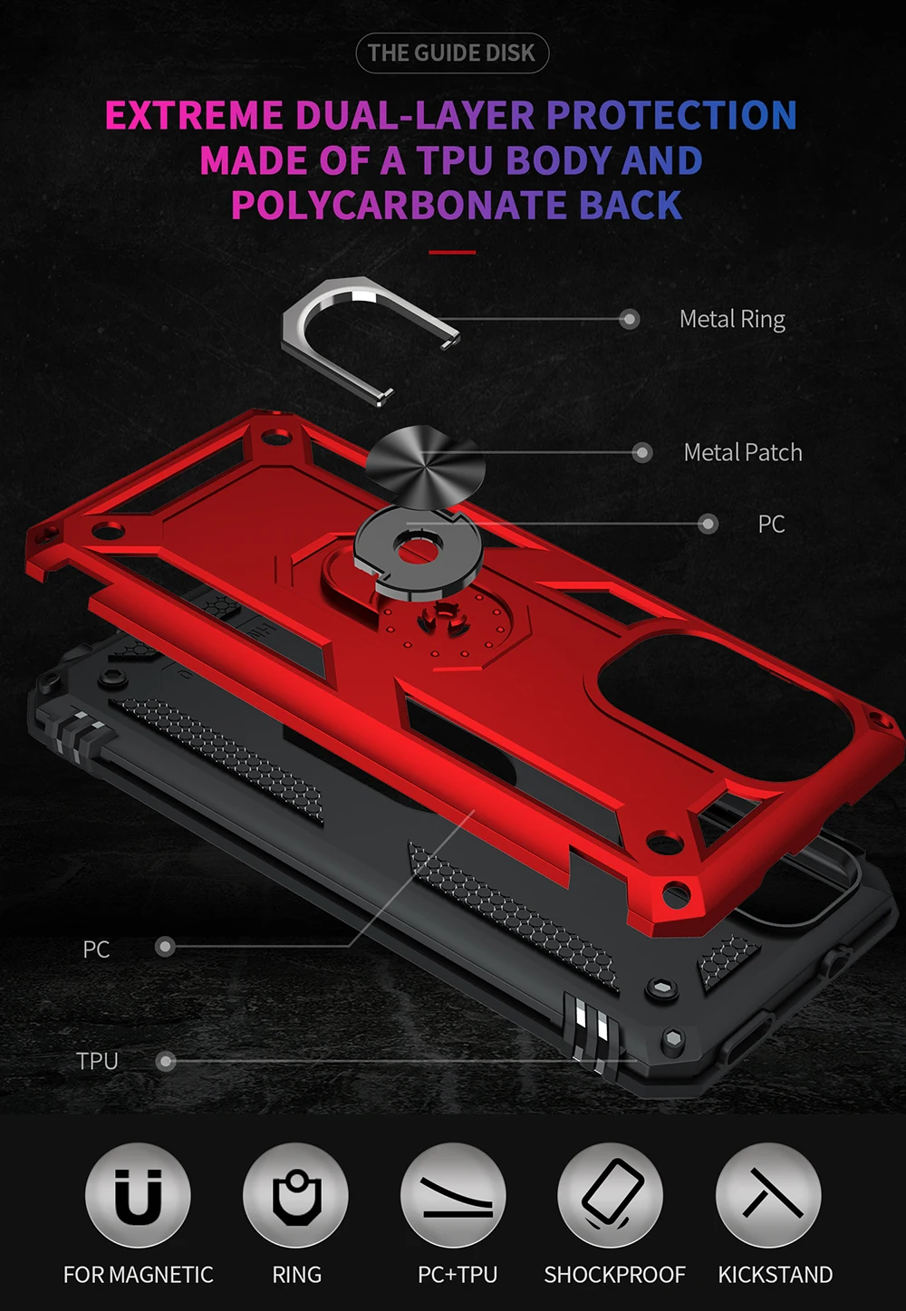 For POCO X3 GT F3 M3 M4 X4 Pro 5G X3 NFC Case for Xiaomi 12 11 Lite 5G NE Redmi Note 11 Pro 11S 10S 10 10C 9S 9 Case Arm_voghion.com