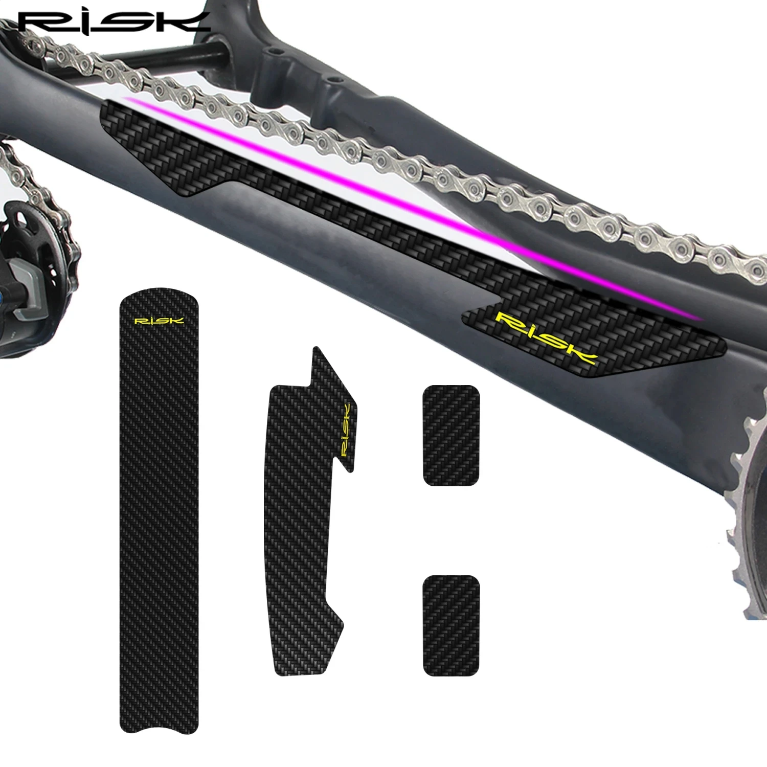 

RISK MTB Road Bike Parts Frame Chain Cable Care Protective Sticker Anti-Scratch Protective Sticker Maintenance Tools