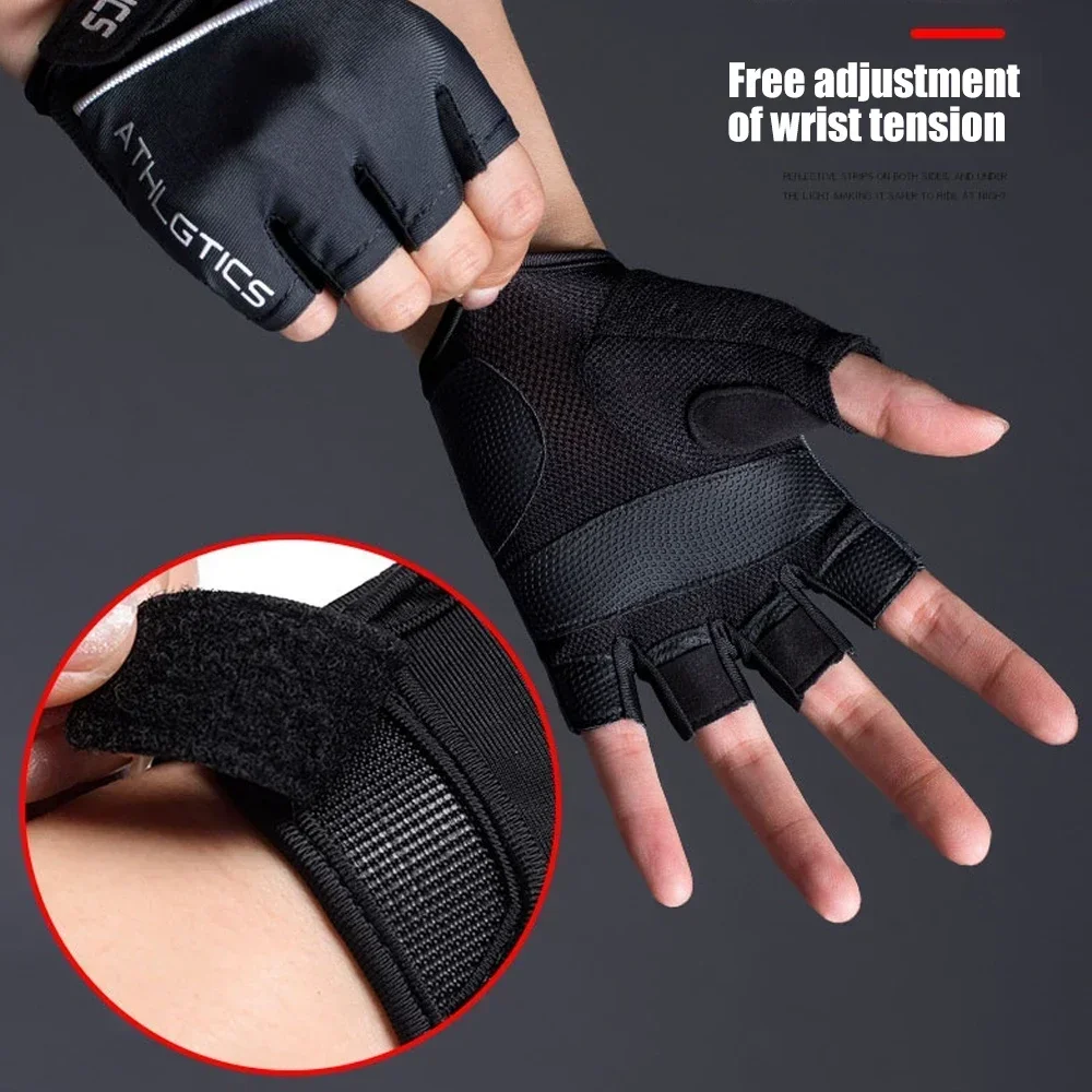 1 Pair Workout Gloves for Men and Women, Exercise Gloves for Weight Lifting, Cycling, Gym, Training, Breathable and Snug Fit