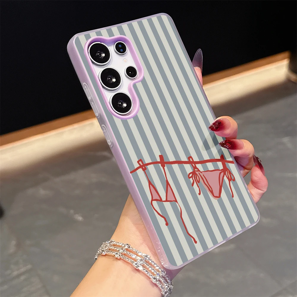 Vibrant Candy Colors Striped Phone Case Cover