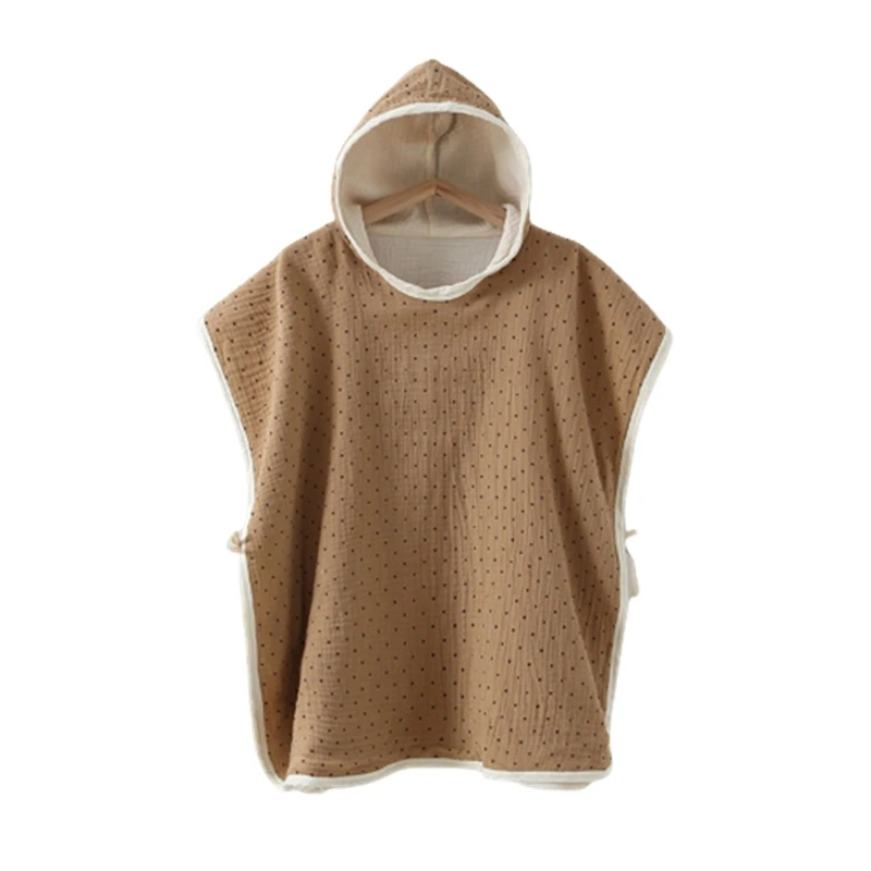 Soft Cotton Baby Hooded Towel Bath Towel for Boys Girls Bathrobe Sleepwear Children's Clothing Cartoon animal print kid ponchos