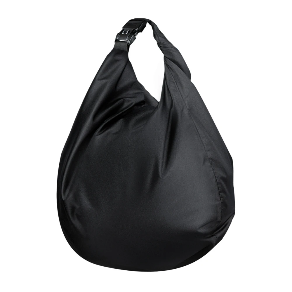 

Motorcycle Helmet Protection Bag with Password Lock 67x54cm Soft Cloth Black Dust