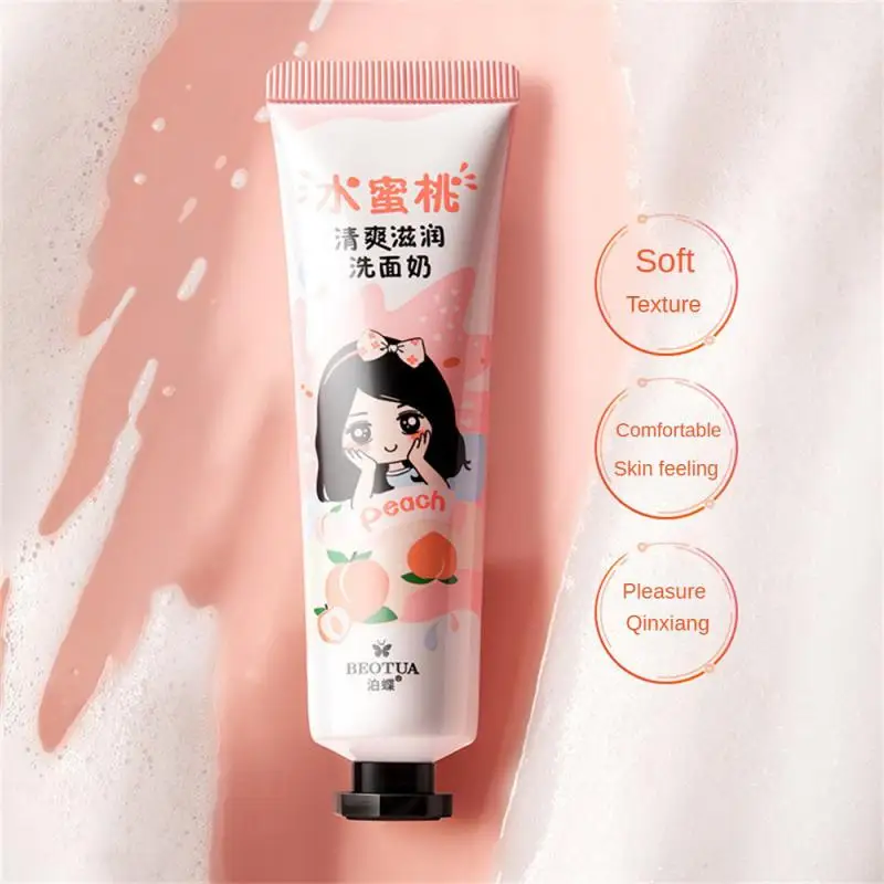 Персиковое очищение, средство для увлажнения, освежающее средство для умывания, контроль жирности, мягкое удаление черных точек, средство для умывания лица