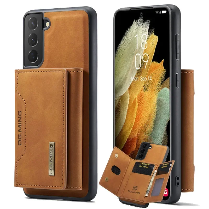 Magnetic Flip Leather Wallet Phone Case with Card Holder