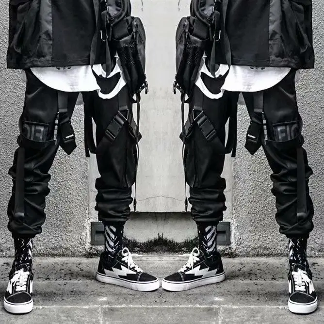 racer jacket GODLIKEU Mens Pants Tactical Cargo Casual Fashion Skinny Elastic Waist Harem Jogging Running Trousers leather racer jacket