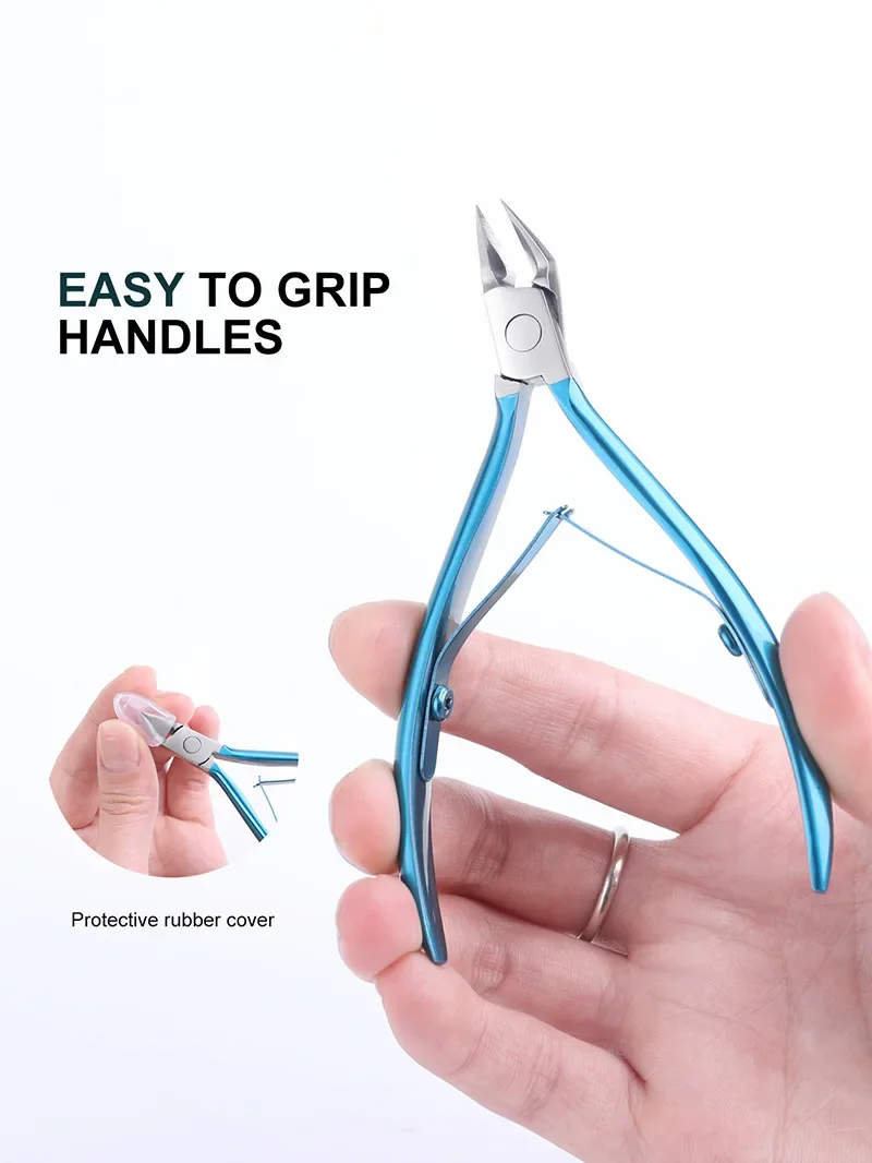 Description Picture 6 of item1Pcs/set Toenail Clippers For Thick Ingrown Nails Wide Opening Non-Slip Long Handle Toenail Cutter Trimmers nail art tool