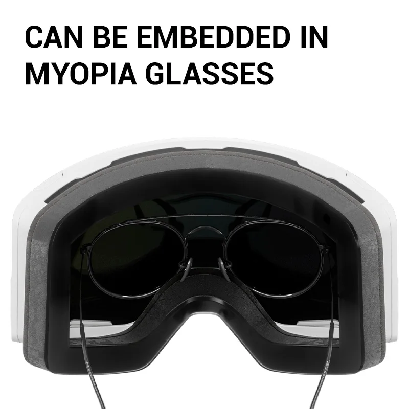 KAPVOE Men Women Double Layers Anti-Fog Ski Goggles Snowmobile Eyewear Outdoor Sport Snow Snowboard Glasses Magnetic Lenses New 6