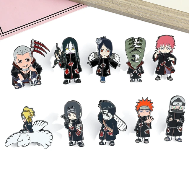 Desenhos animados naruto akatsuki nuvem vermelha anime mochila de