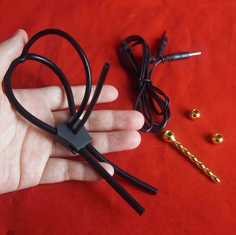 E stimulation Estim Electrostimulator Men Electro Shock Bdsm Glans Penis Ring Electric Sex Electrosex Electroshock E stim Sound