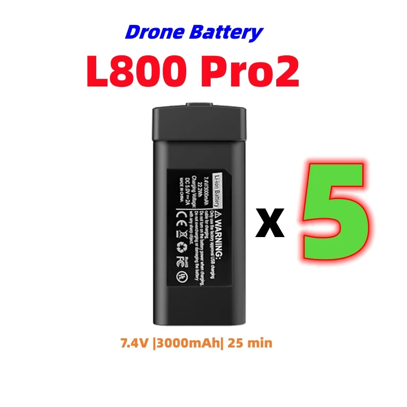 Replacement Lithium Battery JHD LYZRC For L800 Pro2 3000mAh 25 Min Fly Time