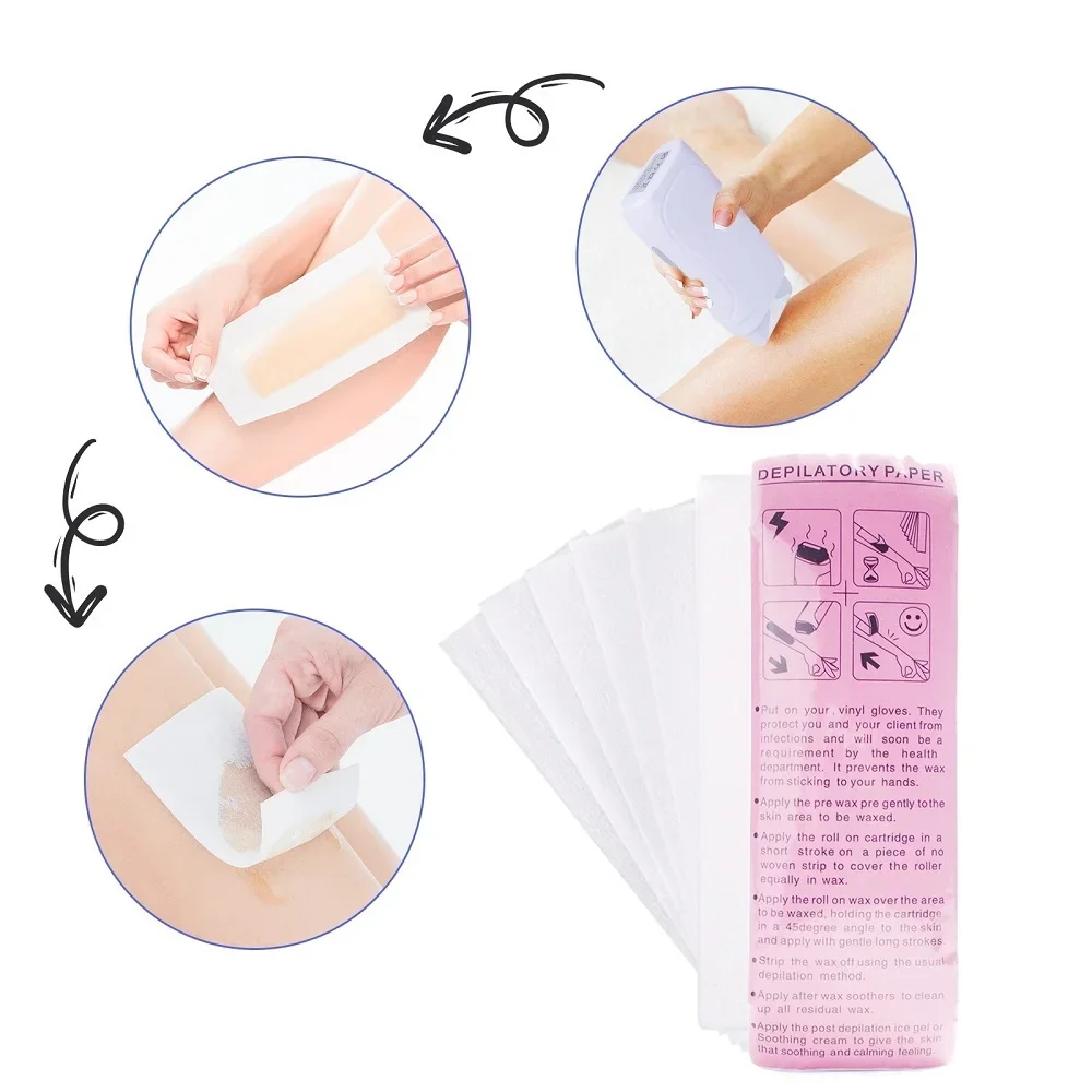 Portable Wax Depilatory Roller Machine Wax Heater Set Hair Removal Cream Waxing Warmer Roll on Wax Heater Roller Epilator 3