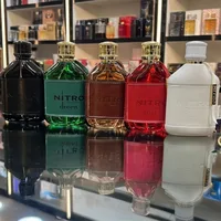 Eau de Toilette pour Homme Dumont Nitro 100ml, Série NITRO POUR HOMME, Elixir Rouge Bleu, Design en Cuir, Parfum de Luxe Haut de Gamme 5