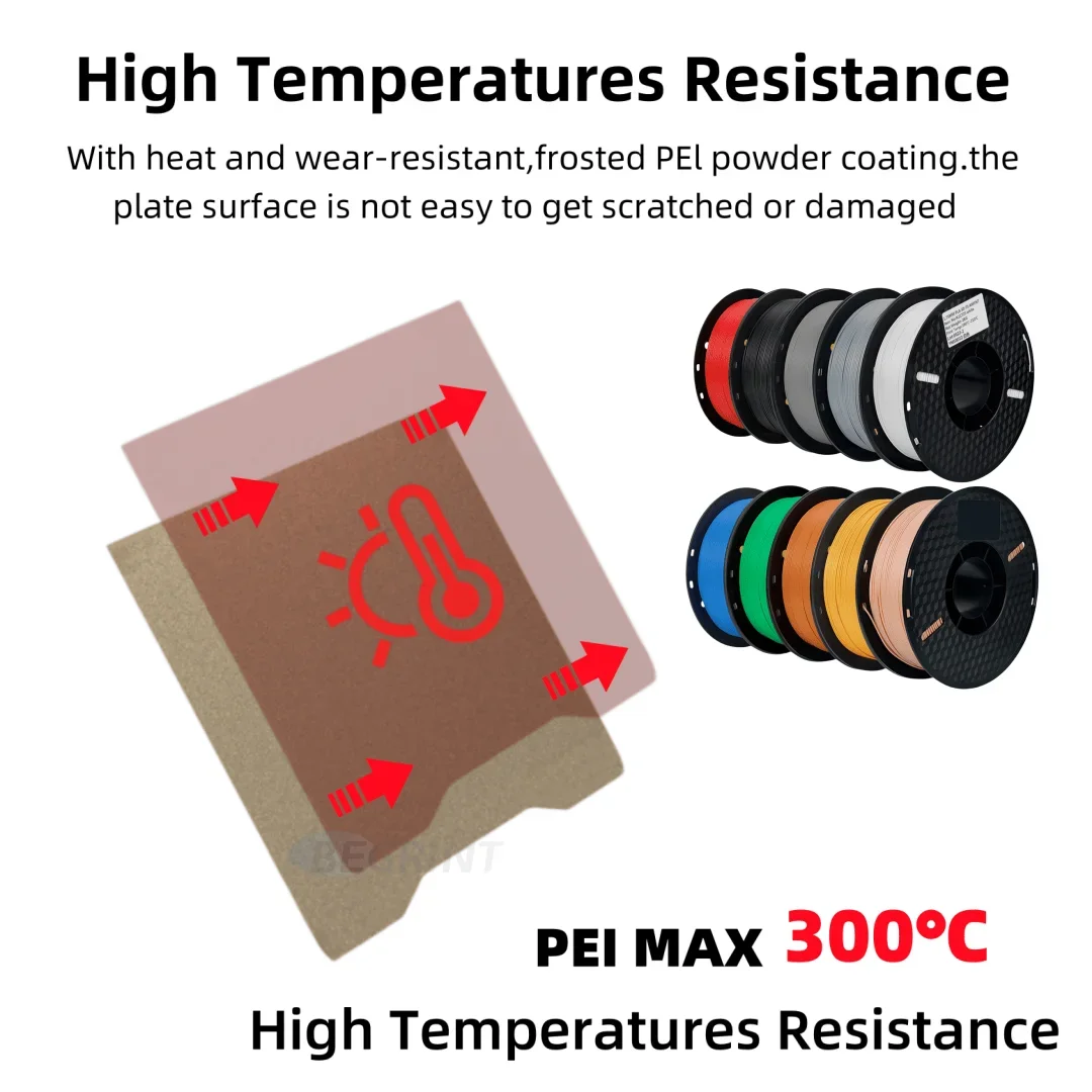 For Creality K2/K2 Pro Build Plate Double sided Cold Plate PEI PEO PET PEY Heat Bed Spring Steel Sheet For K2/K2 Pro 3D Printer S8d67ba606a704a4885cb4952ec972586d
