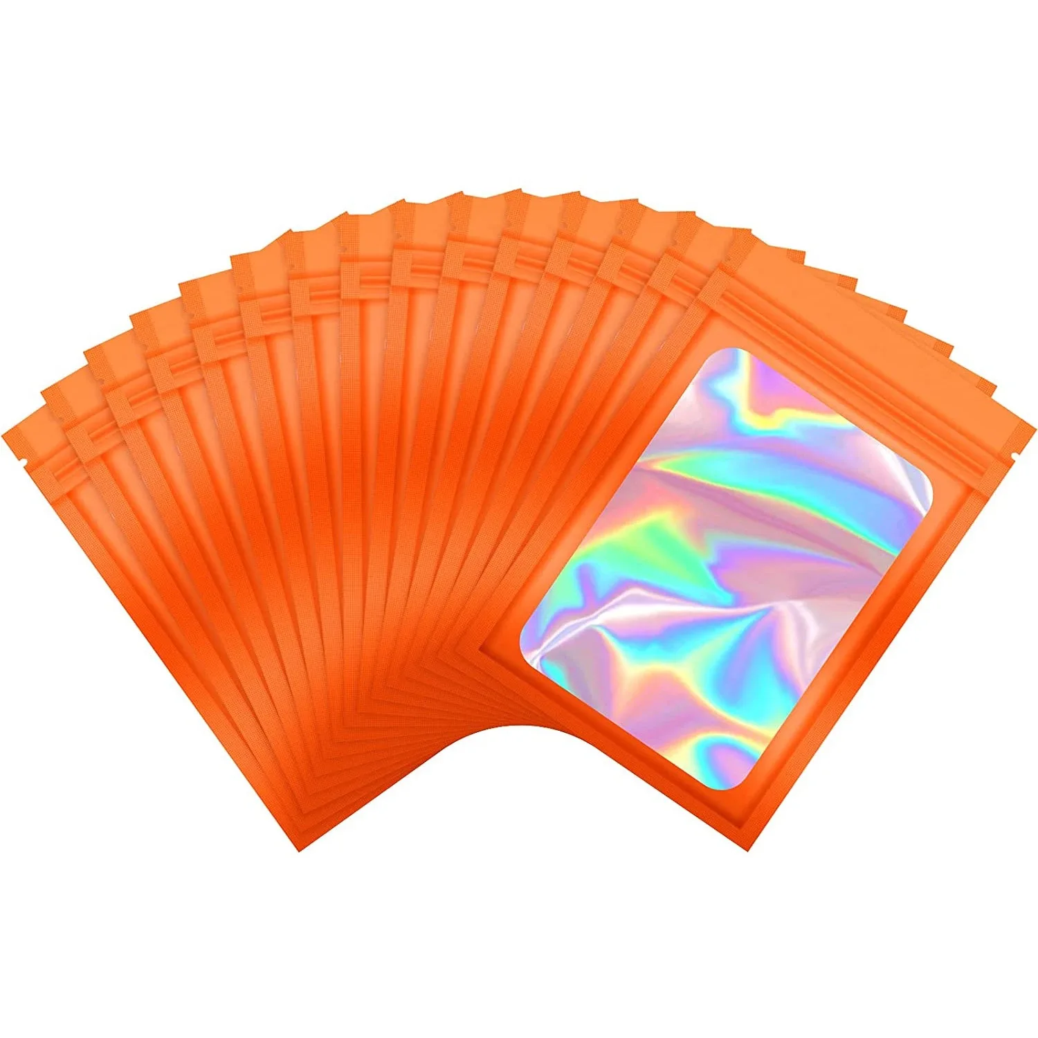 13 Size Thicken Ziplock Bags Holographic Laser Color Plastic Pouch For DIY Jewelry Retail Storage Pouch Zip Lock Bag NO Hole