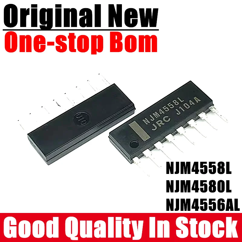 

1 шт. 100% Новые Оригинальные оригинальные чипы NJM4556AL NJM4558L NJM4580L SIP8 ic