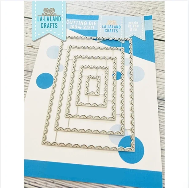 Metal Cutting Dies Pilings Border DIY Scrapbooking Photo Album Decorative Embossing PaperCard