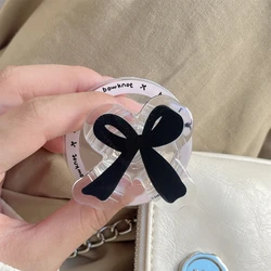 Korean Cute Kawaii Bowknot Magnetic Phone Holder and Stand with Wireless Charging Compatibility (Bowknot)