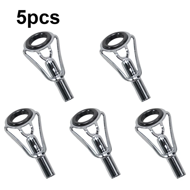 Lightweight And Strong 5pcs Stainless Steel Ceramic For Fishing Rod Tip Top  Guide Rings For Repair Building Pole - AliExpress