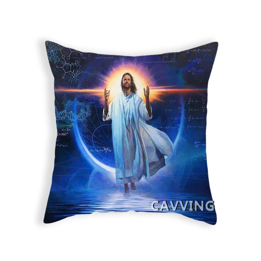 

Jesus 3D Printed Polyester Decorative Pillowcases Throw Pillow Cover Square Zipper Cases Fans Gifts Home Decor Z01