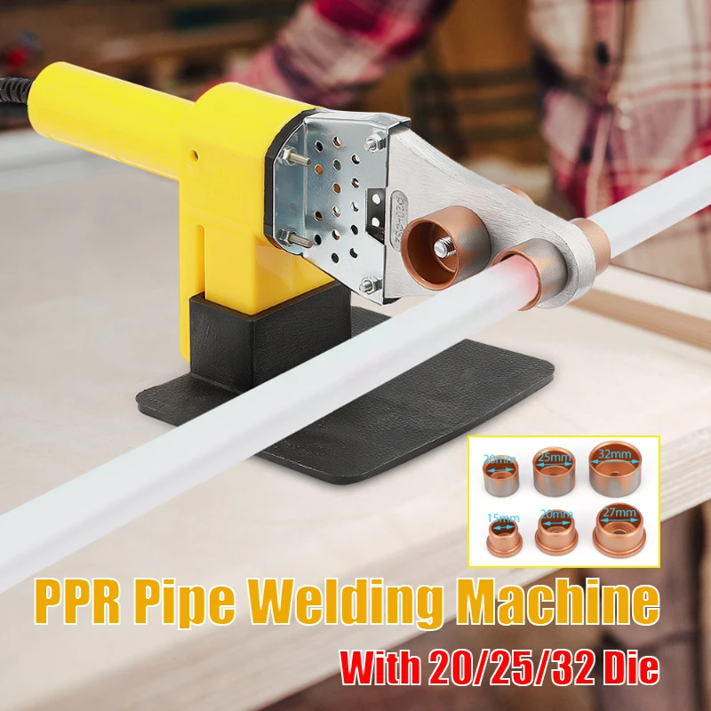 Pipe Welding Machine Socket Fusion Welder PPR Plastic Tube Fusion Welding Equipment Pipe Soldering Iron Hot Melting Tool fiber optic fusion splicer of 6 motors dvp 810 core alignment arc optical splicing welding machine