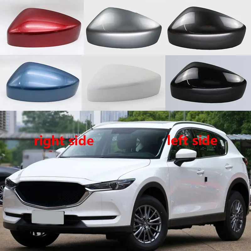 

Car Exterior Rearview Mirror Cover Shell Housing Wing Door Side Mirror Cover Cap For Mazda CX5 CX-5 2017 2018 2019