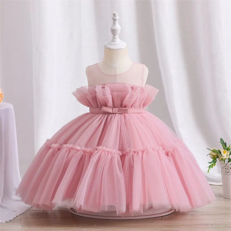 Baby Girl Dress Newborn Dress For Girls Kids Wedding Party Dresses 1st Birthday Princess Bridesmaids Infant