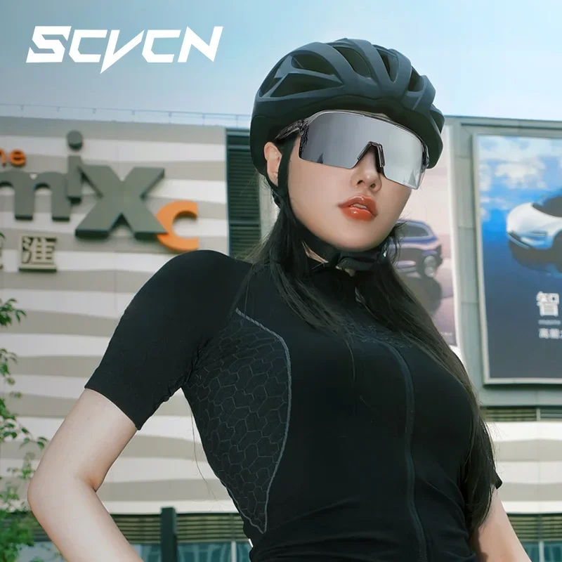 SCVCN Photochromic Outdoor Men Glasses UV400 Sport Travel Camping Sunglasses Women MTB Bike Cycling Glasses Fishing Hiking