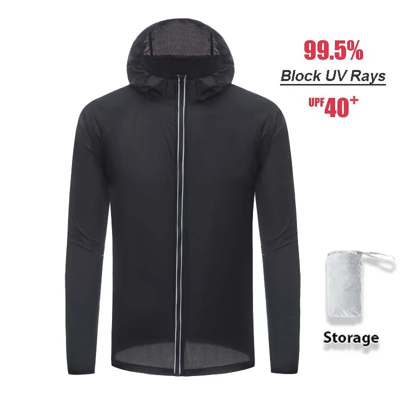 Windbreaker Jackets Unisex Waterproof Camping Hiking Jacket Reflective