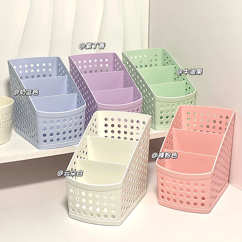 Multi-Compartment Desktop Organizer for Cosmetics, Jewelry, and Stationery