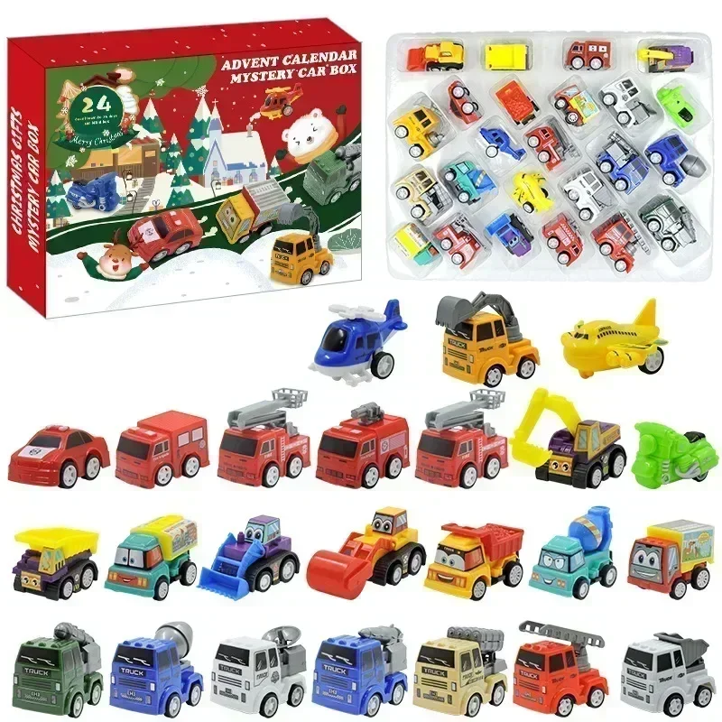 thumbnail image 1 of Calendario de Adviento 2025 Calendario de Adviento de Navidad Caja de regalo para niñas Niños DIY Joyería Horquilla Juguete Calendario de cuenta regresiva de 24 días Regalos de Navidad de Año Nuevo, 1 of 5